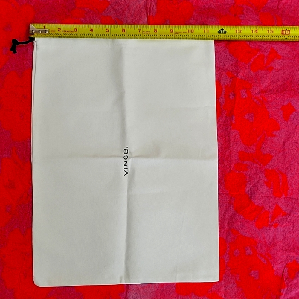 Vince Dust Bag 11.5"x15.75" White